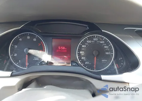 2009 Audi A4 2.0T Premium from USA, damaged, VIN WAULF78K99N018357